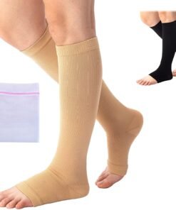 360 RELIEF - Open Toe Medical Compression Socks